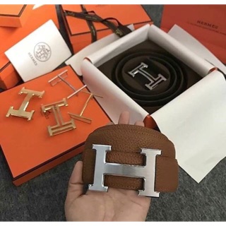 ✅เข็มขัด Hermes (หนังแท้) 👉งาน Hiend1-1   🚚ส่งฟรีEMS