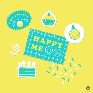 กล่อง HAPPY ME (Size 2A) - 20 ใบ กล่องพัสดุสำหรับส่งไปรษณีย์ลูกฟูก PICK A BOX