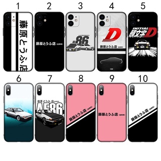 เคสซิลิโคนนิ่ม ลาย EG1 AE86 Initial D สําหรับ Apple iPhone 11 XS Max X XR SE 2020