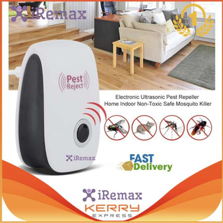 iRemax Pest Reject เครื่องไล่ยุง ,หนู ,แมลงสาป ,แมลงวัน,แมงมุม,มด ฯลฯ เครื่องไล่หนู มด แมลงสาป แมงมุม 2ระบบ