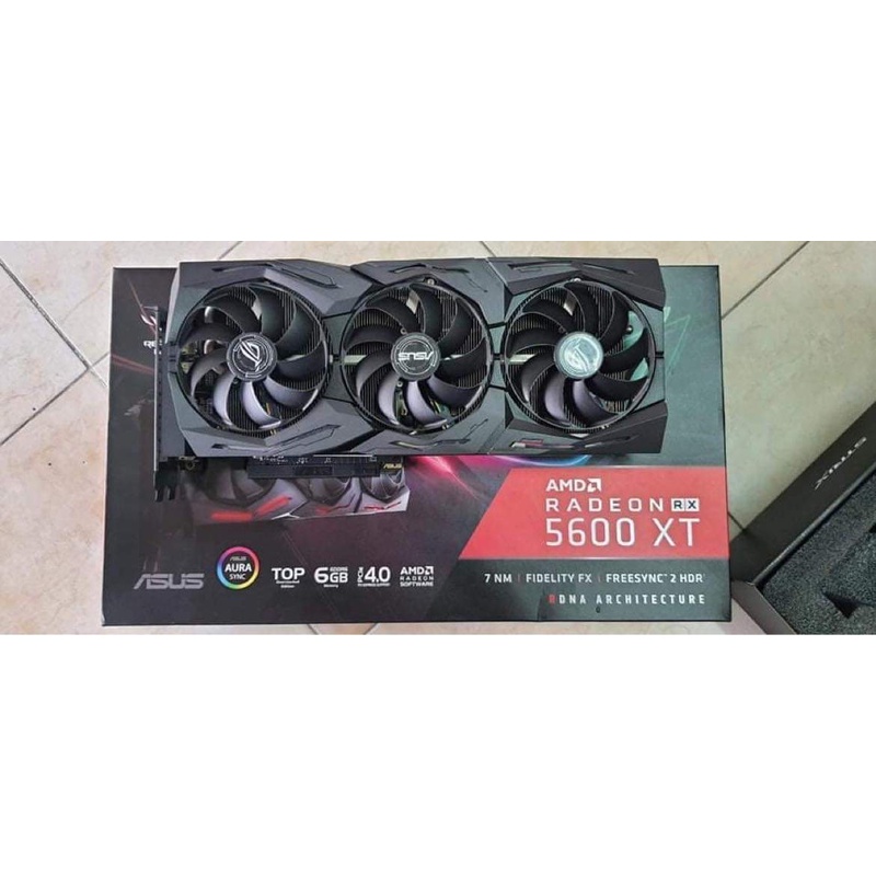 RX5600XT 6 GB ROG STRIX มือสอง ประกันถึง 20/8/23