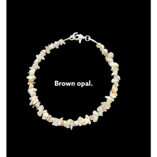 Brown opal bracelet สร้อยข้อมือโอปอล์สีน้ำตาล