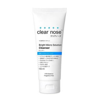 แท้-ส่งไว📢 (150ml.) Clear Nose Bright Micro Solution Cleanser เคลียร์โนส โฟมล้างหน้าหลอดฟ้า