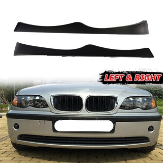 【TokTik Hot Style】ชุดขอบไฟหน้ารถยนต์ กันชนหน้า ซ้าย ขวา สําหรับ BMW 3 Series E46 Facelift 2001-2005 Sedan Wagon