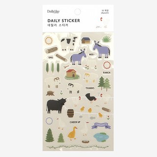 Daily sticker - 35 Farm สติ๊กเกอร์ใส