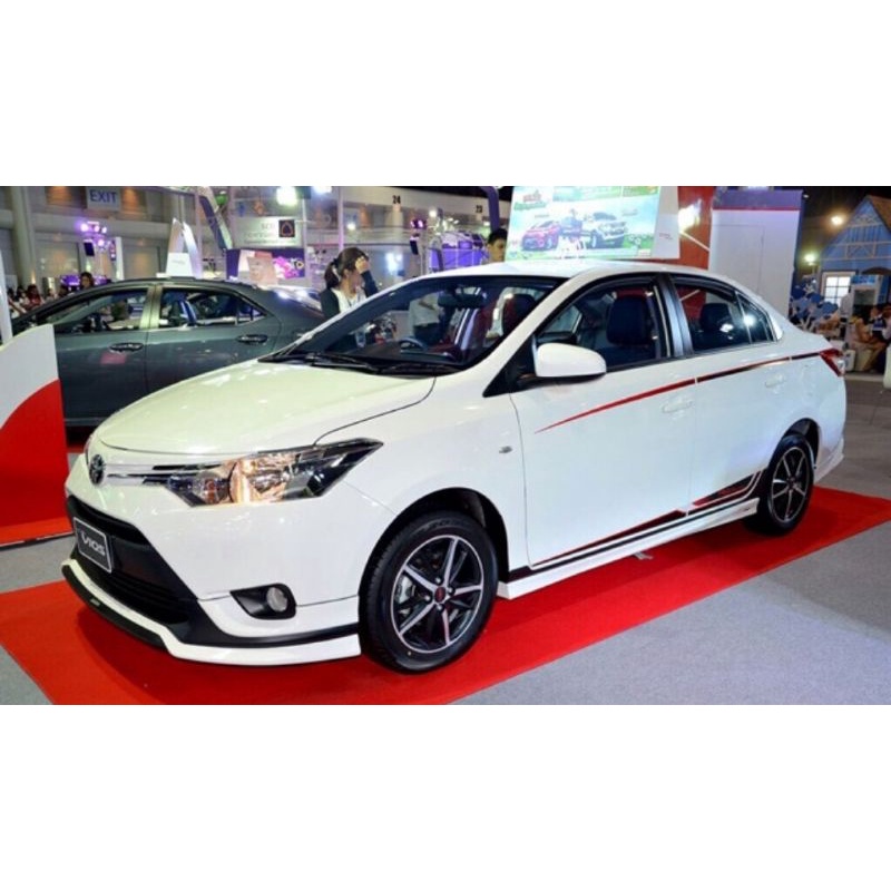 สติ๊กเกอร์ลายข้างรถ toyota vios ปี 2013-2014