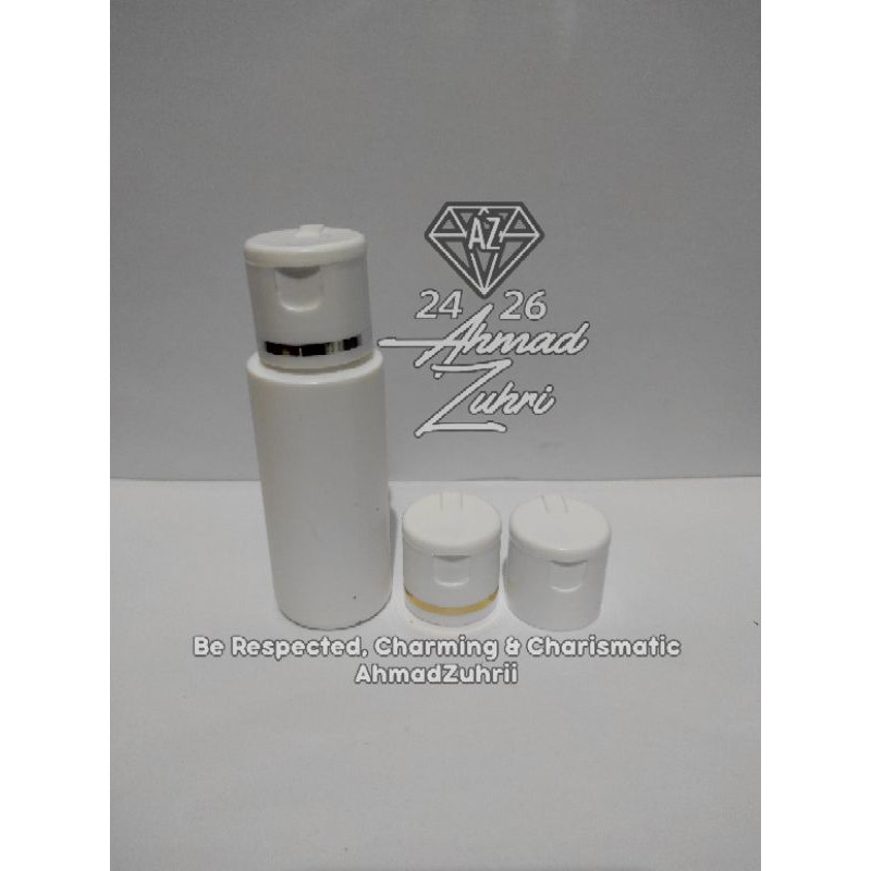Putih Erha Bottle 60ml สีขาว - ขวดพลาสติก 60ml - ขวดสบู่ 60ml - ขวดโทนเนอร์ 60ml - Erha Bottle 60 ml