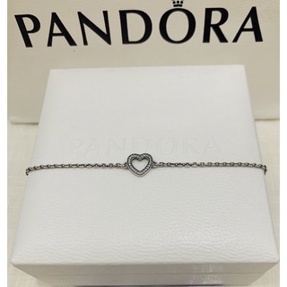 Pandora symbol of love bracelet size18 แท้100%