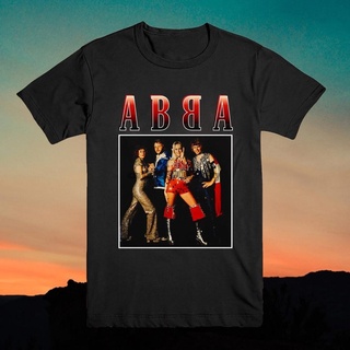 เสื้อยืดผ้าฝ้าย พิมพ์ลาย Abba 90S Inspired DESIGN THROWBACK สไตล์คลาสสิก OIU12QWWE37131S-5XL