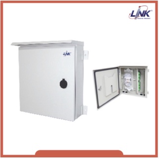 LINK รุ่น UF-4114A  F.O TERMINAL 24-48C, Outdoor Steel, w/Tray &amp; Acc.