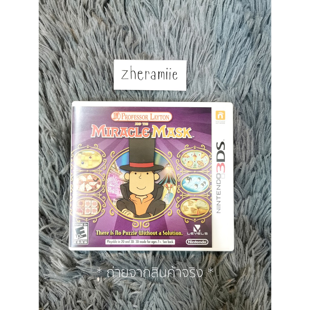 [พร้อมส่ง] 3DS : Professor Layton : Miracle Mask (US) (มือสอง)