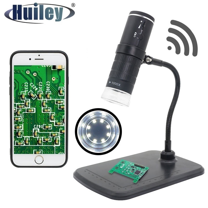 กล้องจุลทรรศน์เลนส์WiFi Microscope 1000X HD Digital Microscope Camera