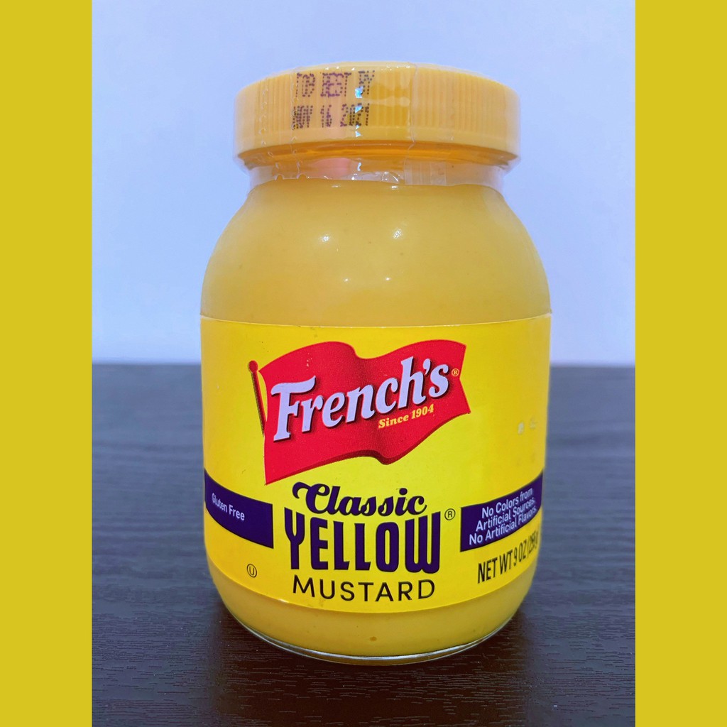 French's Classic Yellow Mustard (Glutenfree) 255g. เฟร้นช์ส คลาสสิค