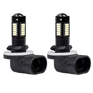 Edb* หลอดไฟตัดหมอก DRL 889 898 881 4014 30SMD พลังงานสูง สีขาว สําหรับรถยนต์