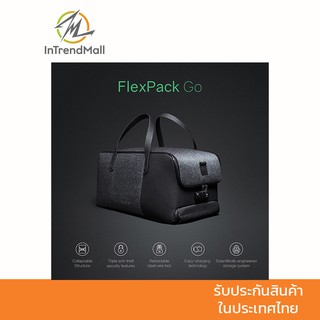 Korin Design FlexPack Go กระเป๋ากันขโมยสุดล้ำทรง Duffle (สีเทาดำ)