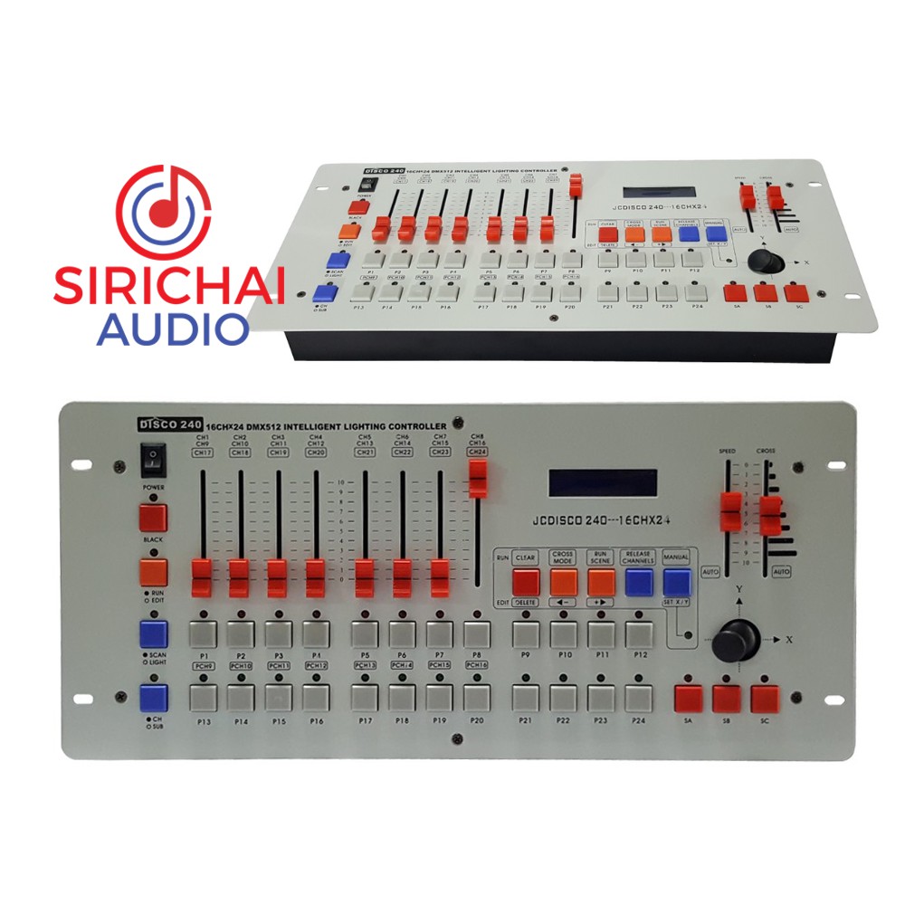 บอร์ดควบคุมไฟพาร์ DMX512 รุ่น DISCO 240