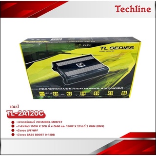 Techline รุ่น TL-2A120C เพาเวอร์แอมป์,แอมป์ขยายเสียง