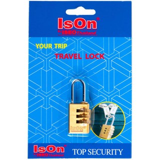 กุญแจรหัส ISON AR-322B 22 MM PBISON 22MM AR-322B PB PADLOCK