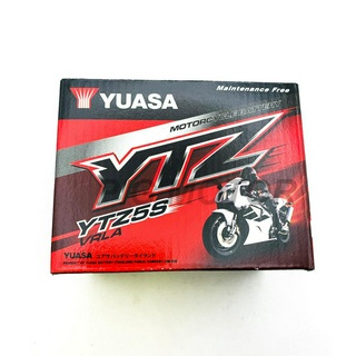 แบตเตอรี่ 12V มอเตอร์ไซค์ ยี่ห้อ YUASA YTZ5S (12V5AH) แบต มอเตอร์ไซค์ แบตแห้ง WAVE ทุกรุ่น/FINO/MIO-NEW/CLICK110-I/CLICK