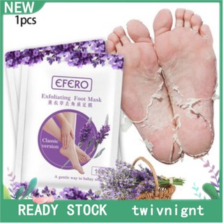 ✨✨EFERO Exfoliating Foot Mask มาส์กเท้า มาร์กลอกเท้า กำจัดผิวเสีย แผ่นลอกเท้าลอกได้1-2วัน