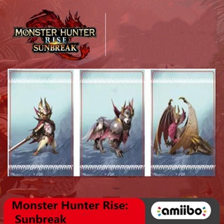 การ์ด Monster Hunter Rise Sunbreak NFC Mini Amiibo 15 in 1