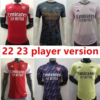 เสื้อกีฬาแขนสั้น ลายทีมชาติฟุตบอล Arsenal player maillot de foot 2022 2023 ชุดเหย้า