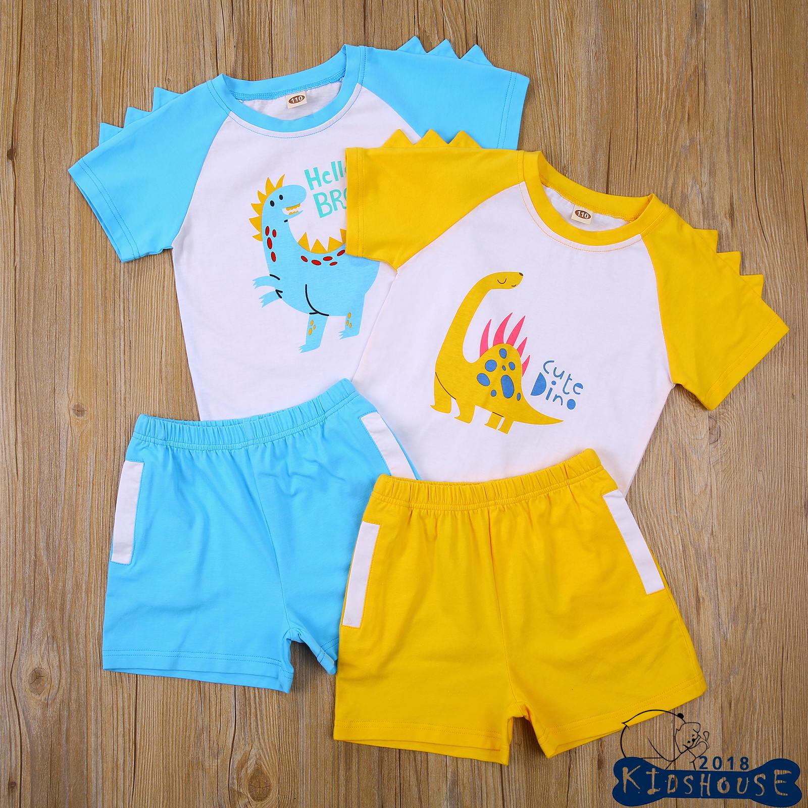 khh-baby-boys-clothes-set-dinosaur-print-short-sleeve-o-neck-t-shirt