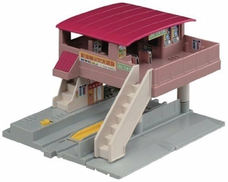 Takara TOMY PLARAIL J-25 PLA KIDS FLYOVER STATION ใหม่จากญี่ปุ่น