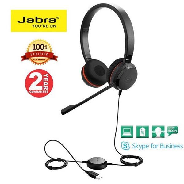 หูฟัง Jabra EVOLVE 30 II MS Stereo แบบมีสาย