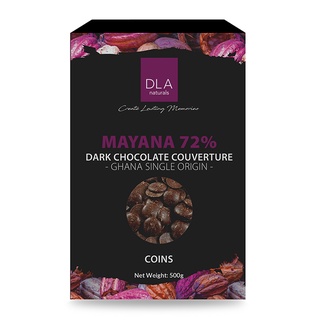 โปรโมชัน! DLA ดาร์กช็อกโกแลต คูเวอร์เจอร์ 72% 500 กรัม DLA Dark Chocolate Couverture 72% 500g