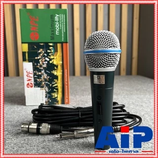 ไมค์โครโฟน NPE SM58A พร้อมสาย 4.5เมตร ไมค์สาย SM-58A ไมค์ร้องเพลง SM58 เอ็นพีอี SM 58 A เอไอ-ไพศาล