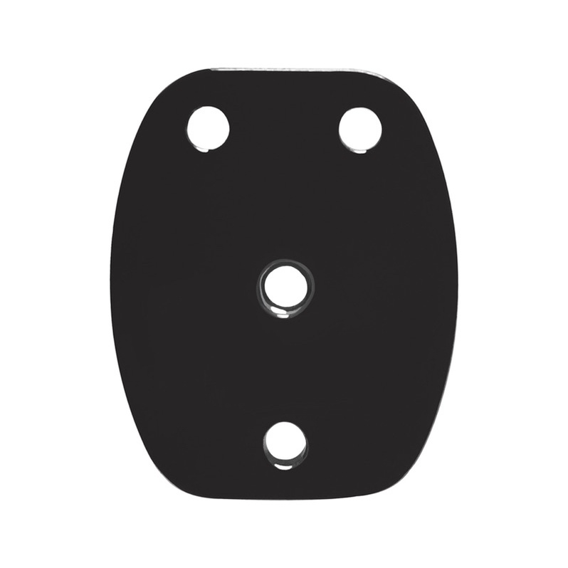 ฐานอลูมิเนียม แบบเรียบ มีรูสกรูขนาด1.4” สำหรับกล้องโกโปร กล้องแอคชั่น Aluminium alloy Flat Base with 1/4” interface