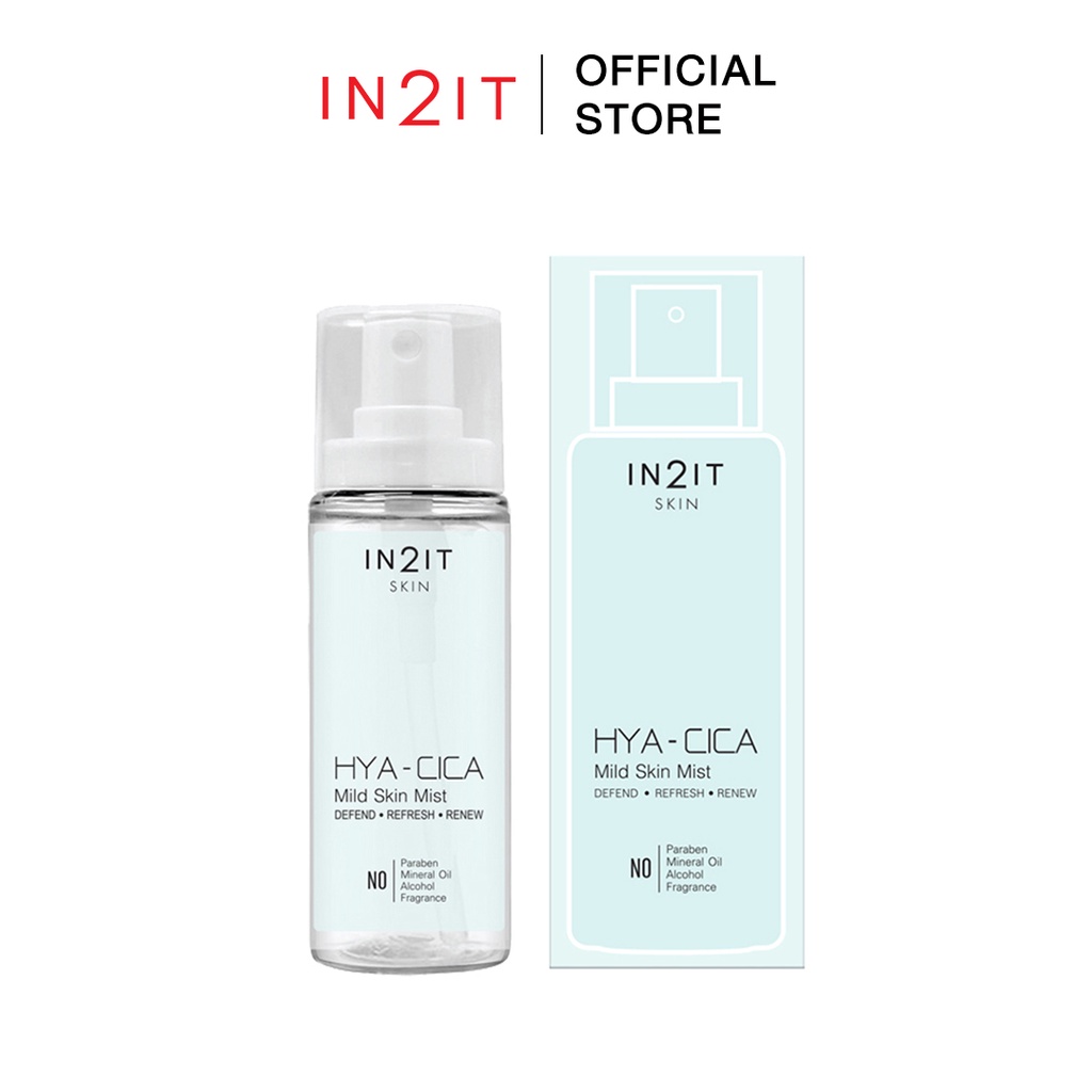 IN2IT Hya - Cica Mild Skin Mist - สเปรย์ล็อคเมคอัพ [MSF]