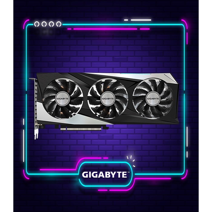 Gigabyte การ์ดจอ GF RTX3060Ti GAMING OC 8G(GV-N306TGAMING)
