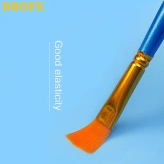 DROFE แปรงไนล่อน Gouache พู่กันสีน้ำอะคริลิค สำหรับเพ้นท์ตามจำนวน (แพ็ค 10 ชิ้น/แพ็ค 6)