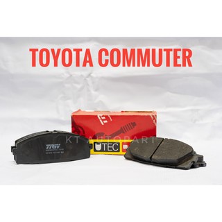 ผ้าเบรคหน้า Toyota Commuter , Ventury ยี่ห้อ TRW รุ่นUTEC,COTEC