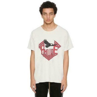 ชุดเซ็ต 2 ชิ้น เสื้อสาวอวบ เสื้อยืด ผ้าฝ้าย พิมพ์ลาย RHUDE - Rhanger สําหรับผู้ชาย 1126 เสื้อทหาร