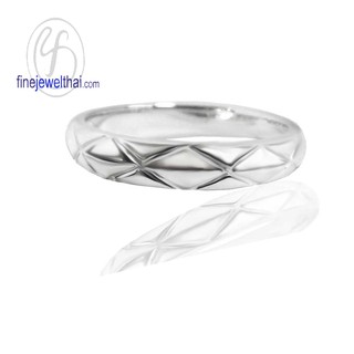 Finejewelthai แหวนเงิน-เงินแท้ 925-แหวนหมั้น-แหวนแต่งงาน-Silver-Wedding-Ring- R119500