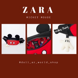 [พร้อมส่ง] กระเป๋าคาดเอว  Mickey Mouse ZARA @Disney Belt Bag