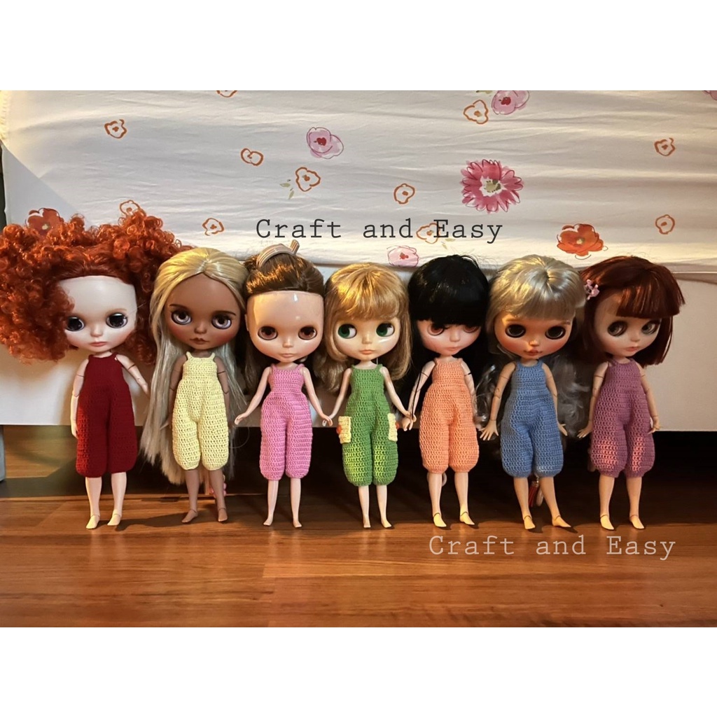 ชุดตุ๊กตาบลายธ์ Blythe Crochet Clothes ขนาด 30 cm (พร้อมส่ง)