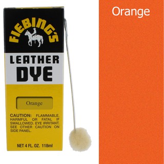 Fiebings Leather Dye สีย้อมหนัง Orange