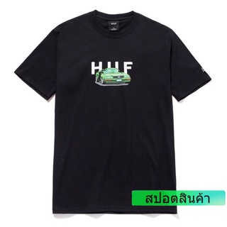 ROUND คอลูกเรือเครื่องต่อสู้ โบนัสเวที Huf X Street สีดํา-4XL