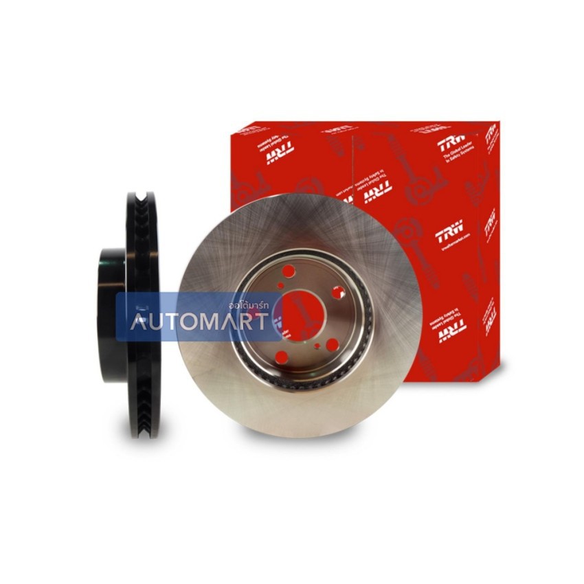 TRW จานเบรกหน้า TOYOTA VIGO SMART 2WD '08-'10 , VIGO CHAMP 2WD '11-'14, REVO 2WD '15 275 ช่อง DF7490