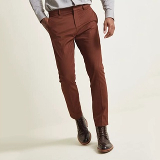 Oem Customize Brown Slim Fit Rust Stretch Chino