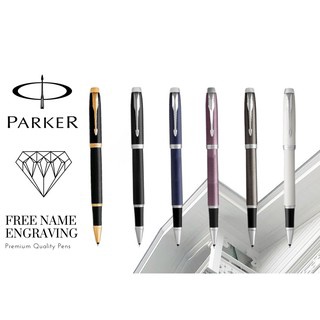 กล่องของขวัญเล็กๆ [ แกะสลักฟรี ] Parker IM Rollerball Pen / Fountain Pen (F) for Business Signature [100% ORIGINAL]