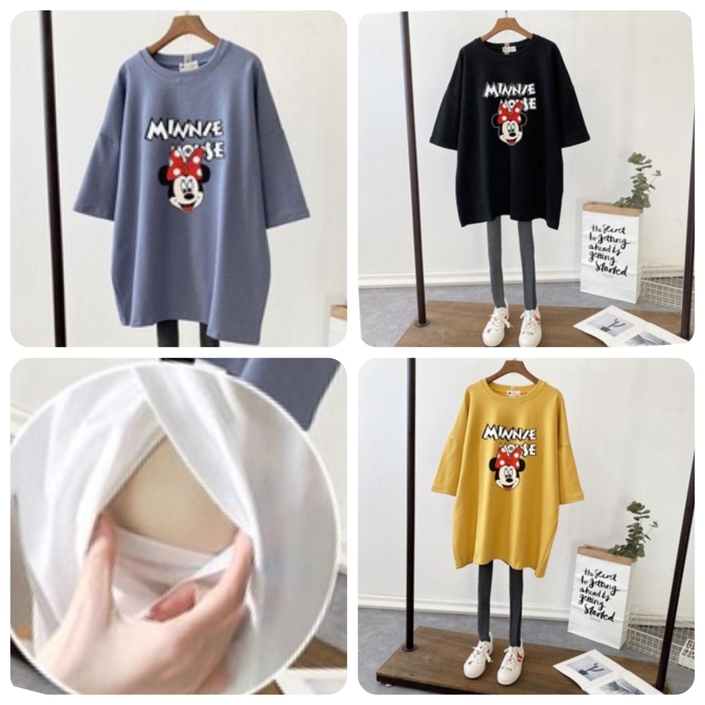 เสื้อให้นมบุตรแขนสั้น ✨ ทรงหลวมใส่สบาย! ผ้าฝ้ายระบายอากาศดี สำหรับคุณแม่หลังคลอด ราคาพิเศษ