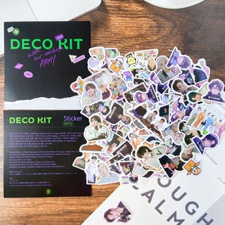 ชุดสติกเกอร์ กันน้ํา ลายศิลปินเกาหลี BTS Bangtan Boys DECO KIT