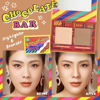 Chocolate Bar Highlighter &amp; Bronzer | พาเล็ตต์บรอนเซอร์และไฮไลท์