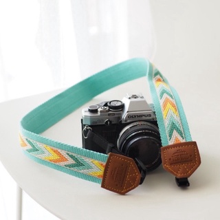 สายคล้องกล้องเรืองแสงเขียว 🔫 Camera Strap - Large size(1.5") / Camera Strap  สายสะพายกล้อง by YES IDID