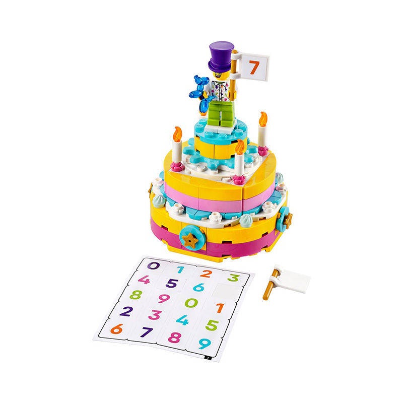 เลโก้เลโก้อาคารอารมณ์ของเล่นสร้างสรรค์คลาสสิก 40382 ชุดวันเกิด